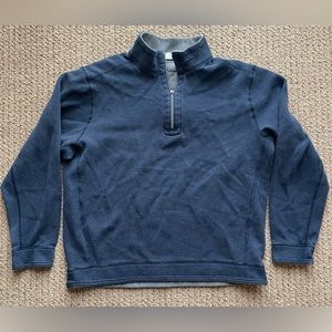 Tommy Bahama Reversible Quarter Zip Sweater - size M